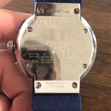 old gucci watch men's no numbers model number|do Gucci watches get serial numbers.